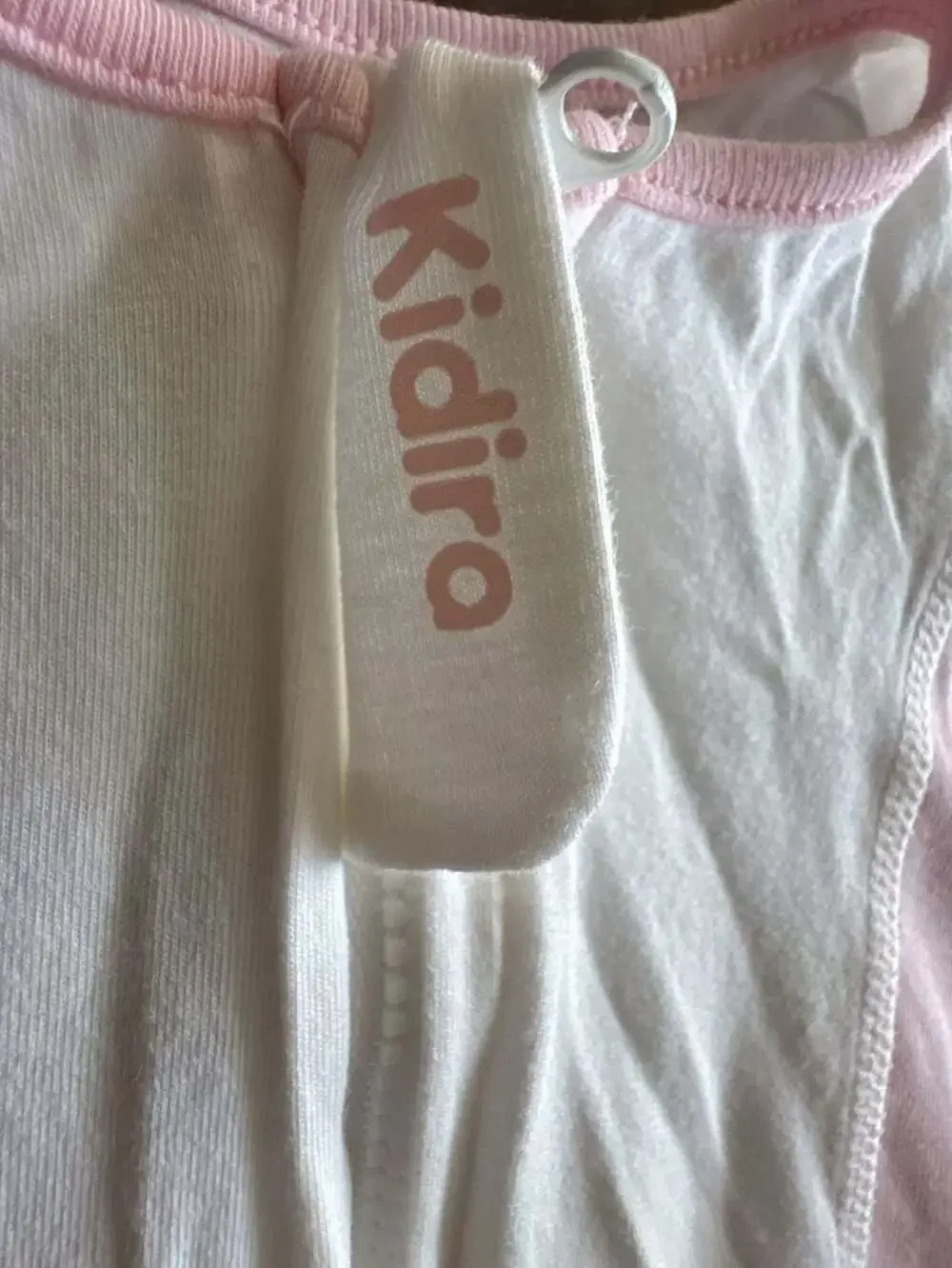Kidira Transitional Swaddle Sack Sleep Bag White Pink Size Small